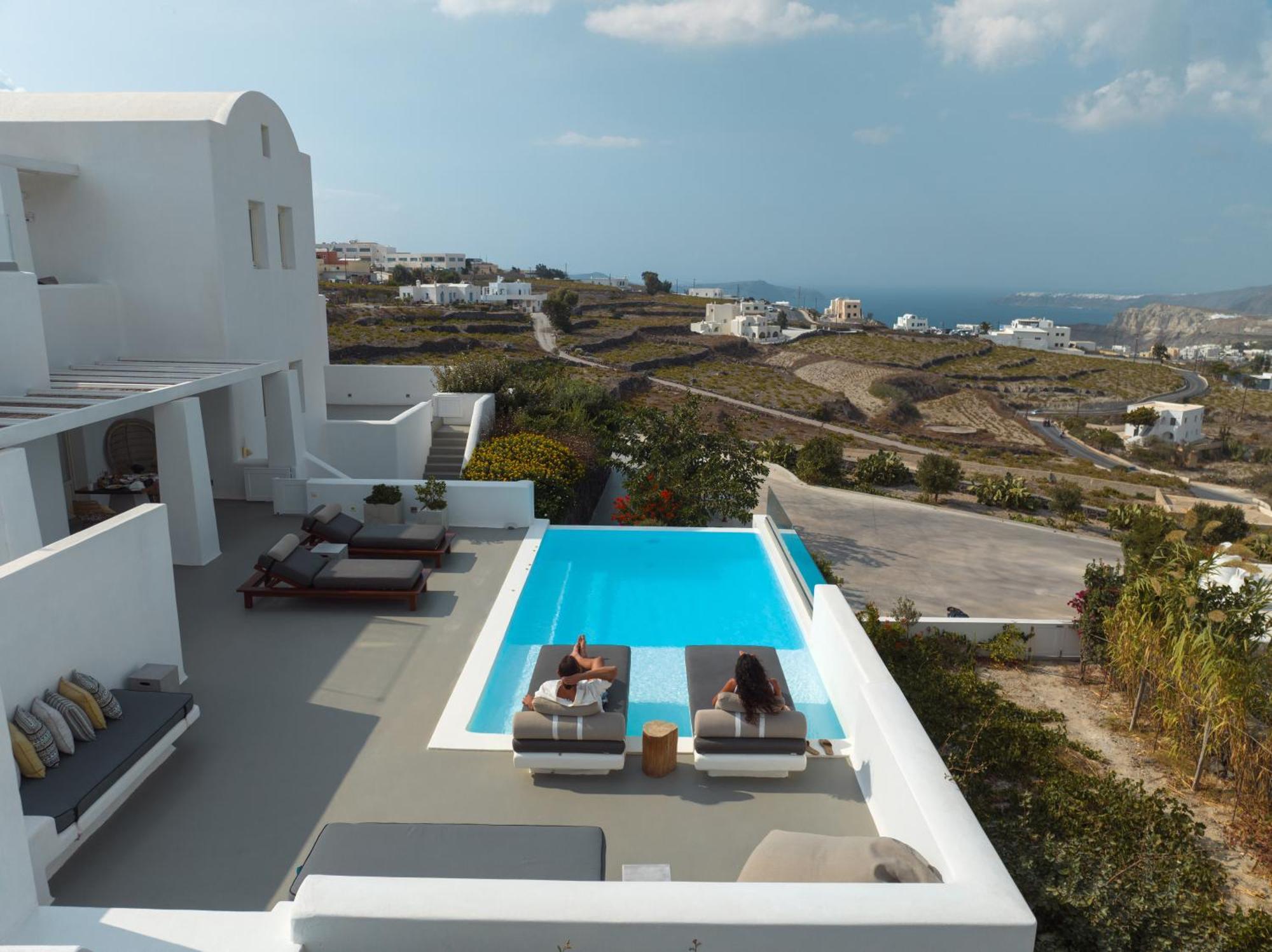 White & Co Santorini Villa Pýrgos Buitenkant foto